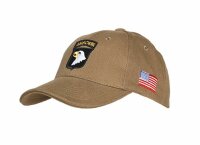 US Army Baseball Cap Sand 101st Airborne Screaming Eagle...