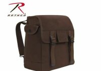 US Army Heavyweight Canvas Musette Bag Brwn Sturmgepäck Kampftasche