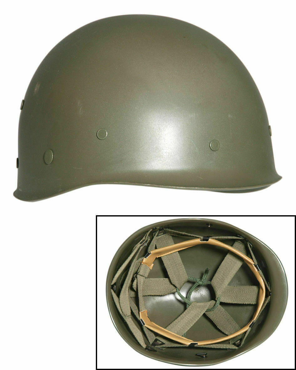 1x Stück US ARMY Steel helmet M1 Stahlhelm mit Liner Innenhelm 
