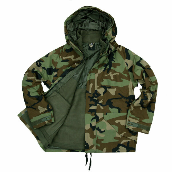 US Army Military Woodland Parka Winterjacke Regenjacke Liner Marines USMC WWII