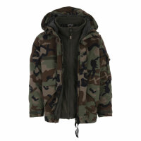 US Army Military Woodland Parka Winterjacke Regenjacke Liner Marines USMC WWII