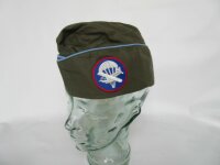 US Army Officer`s OD Garrison Cap Schiffchen Paratrooper...