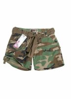 US Army Shorts Women Damen Shorts 3-color Woodland Gr M...